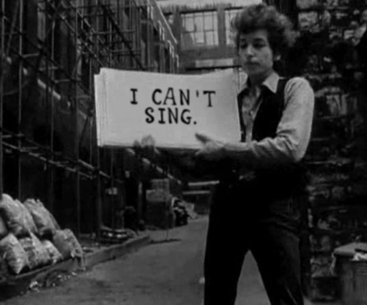 Bob Dylan e Allen Ginsberg - Eu não posso cantar